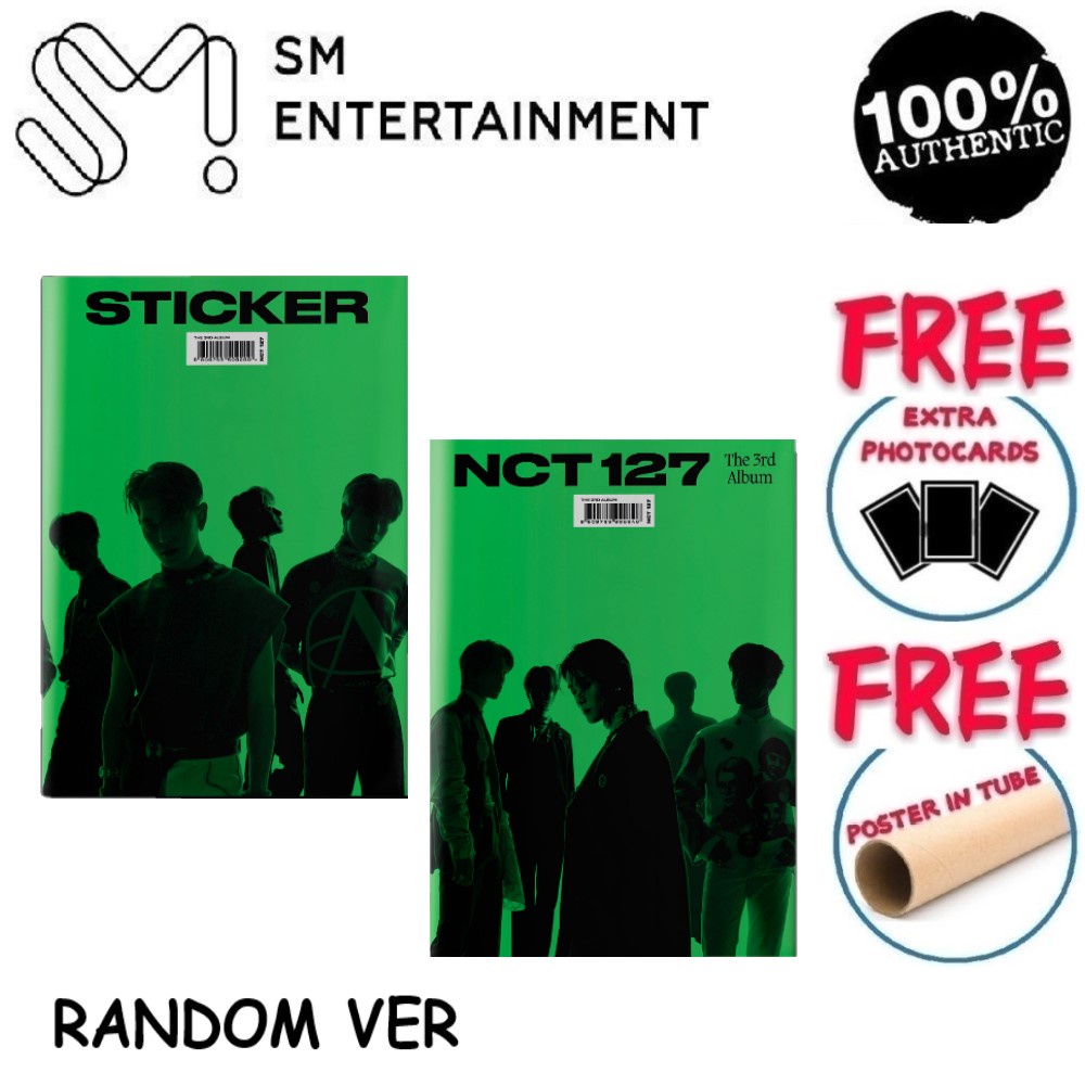 NCT 127 - THE 3RD ALBUM - STICKER ( STICKY VER ) ( RANDOM VER ) ( CD ...