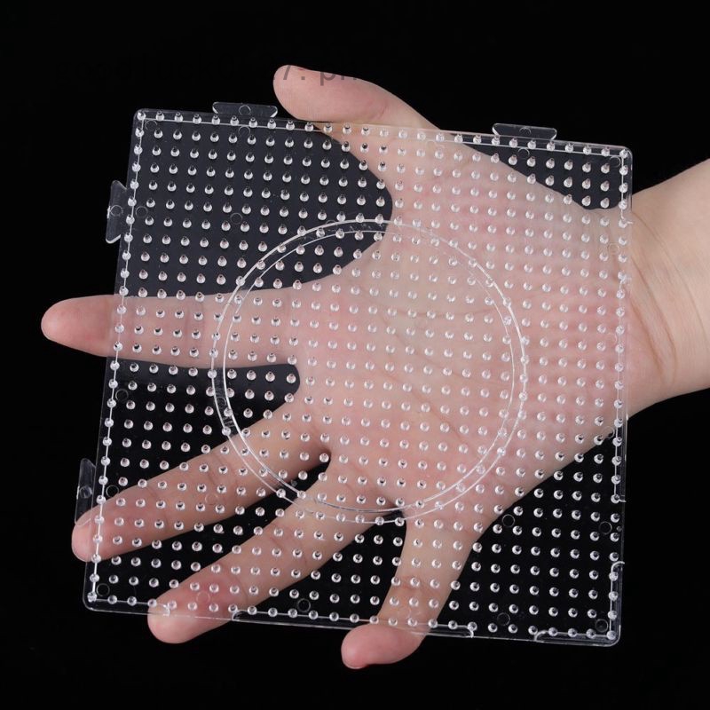 goodluck0 5MM Large Pegboards for Perler Bead Hama Fuse Beads Clear Square Design Boar UK