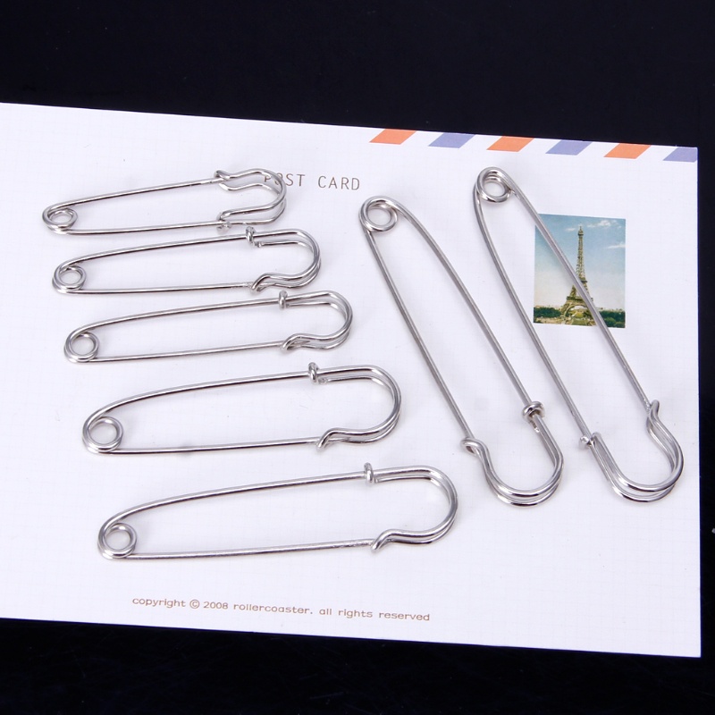 seng flgo 10 Pieces Set Silver Large Powerful Safety Pin DIY Sewing ...