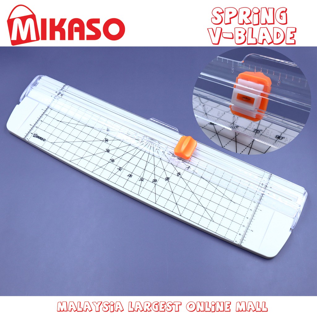 MIKASO A4 Paper Cutter Laminate Cutter Ruler Precision Paper Photo ...