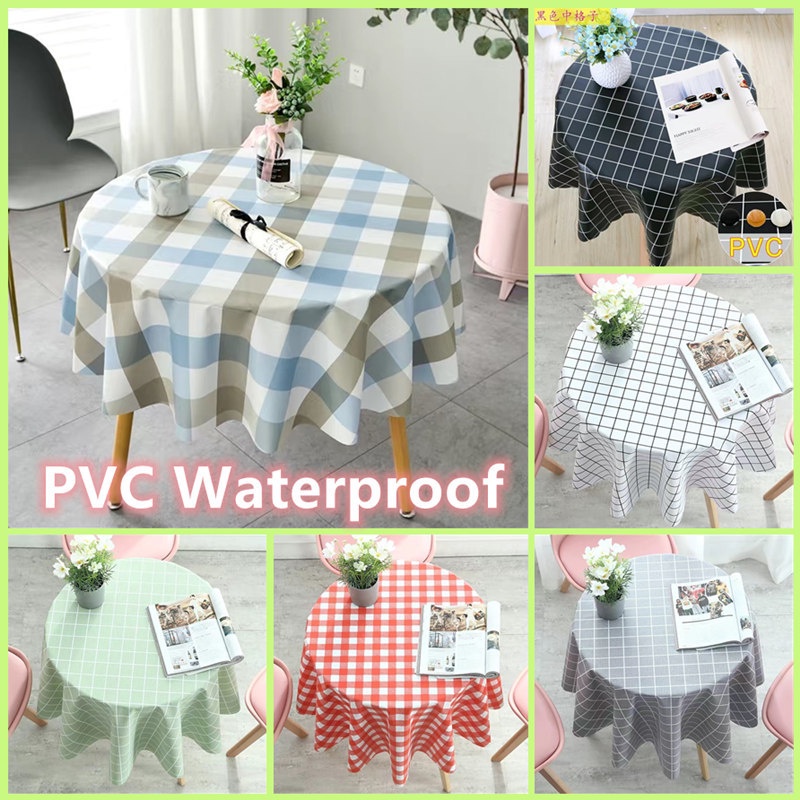 Pvc store round tablecloth