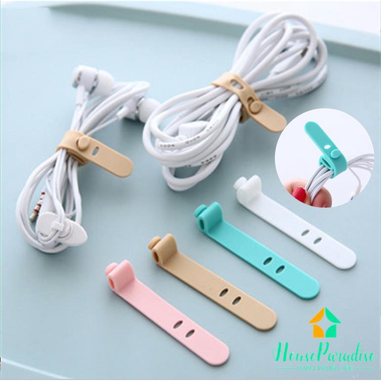 2BAG/8PCS!!Cable Storage Buckle Computer Power Cord Fixing Data Cable ...