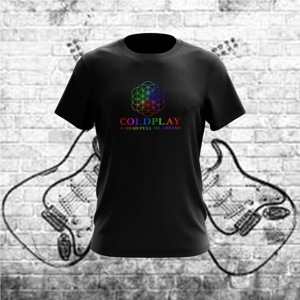 COLDPLAY THE HEAD FULL OF DREAM DESIGN 1 COTTON T-SHIRT FOR ALL ...