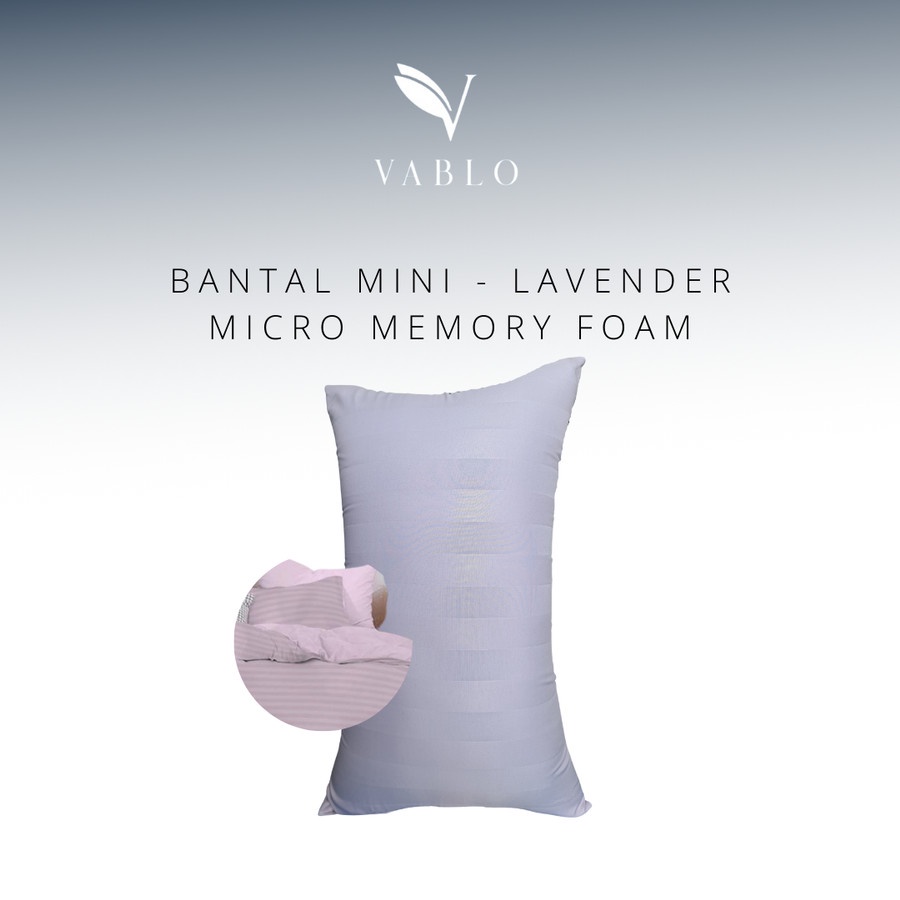 Vablo bantal mini motif 50x30cm - memory foam micro