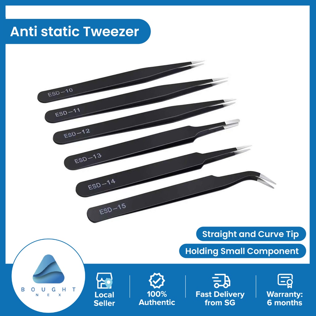 Tweezer Component Anti static Tweezer ESD-10 ESD-11 ESD-12 ESD-13 ESD ...