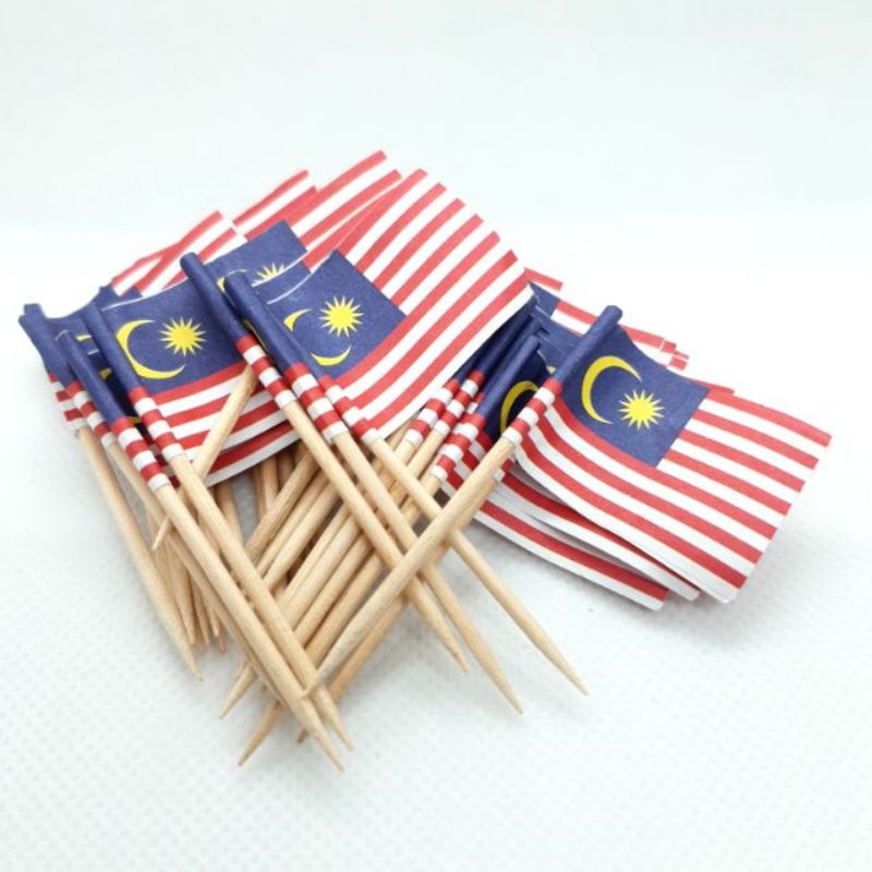 10PCS CAKE TOPPER BENDERA FLAG | Shopee Singapore