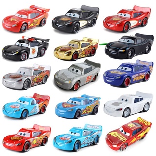1:55 Disney Pixar Cars 3 2 Lightning McQueen Jackson School Bus Miss  Fritter Diecast Metal Metal Alloy Childrens Toy Car