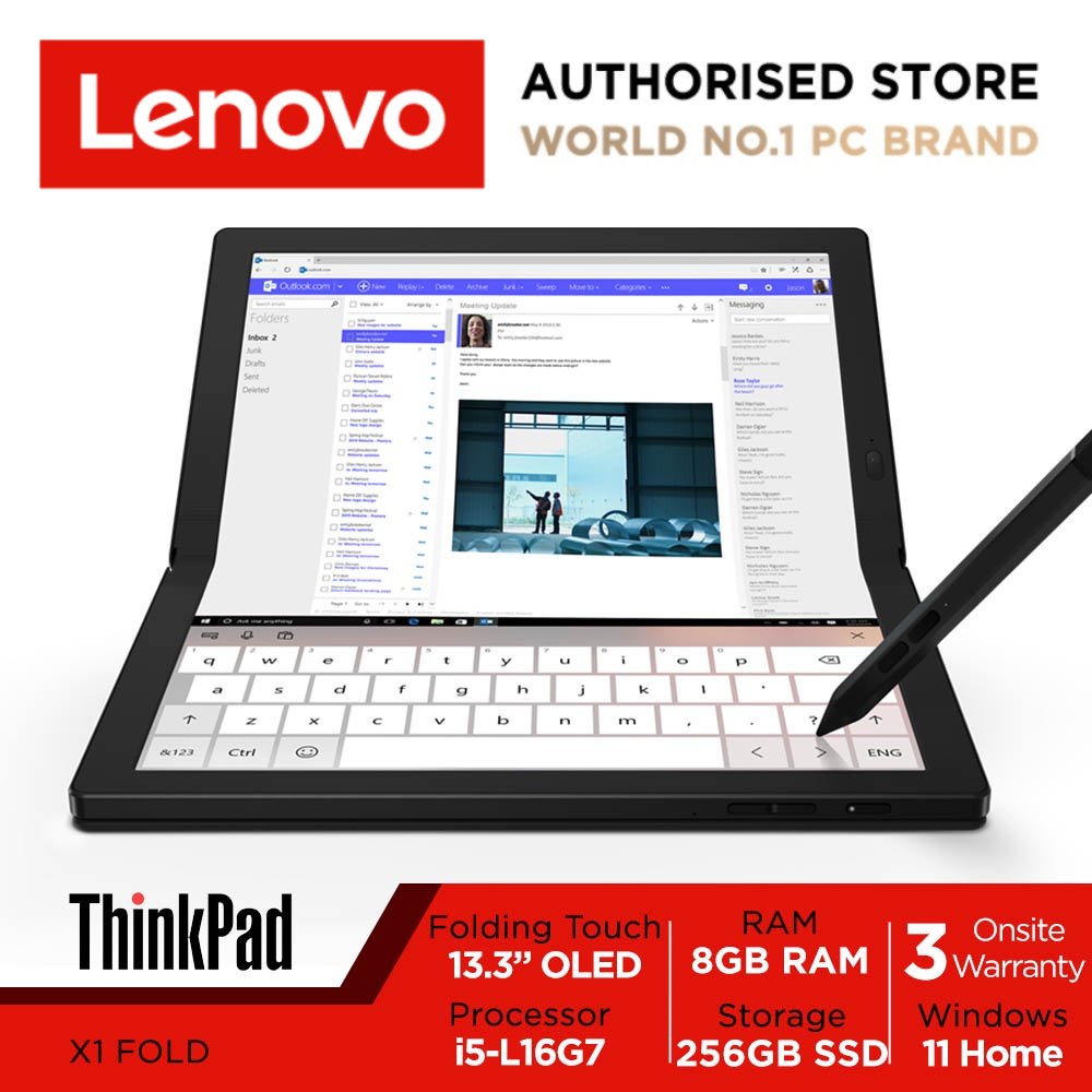 [Free 3Y Warranty] Lenovo ThinkPad X1 Fold | 20RK003KSG | 13.3