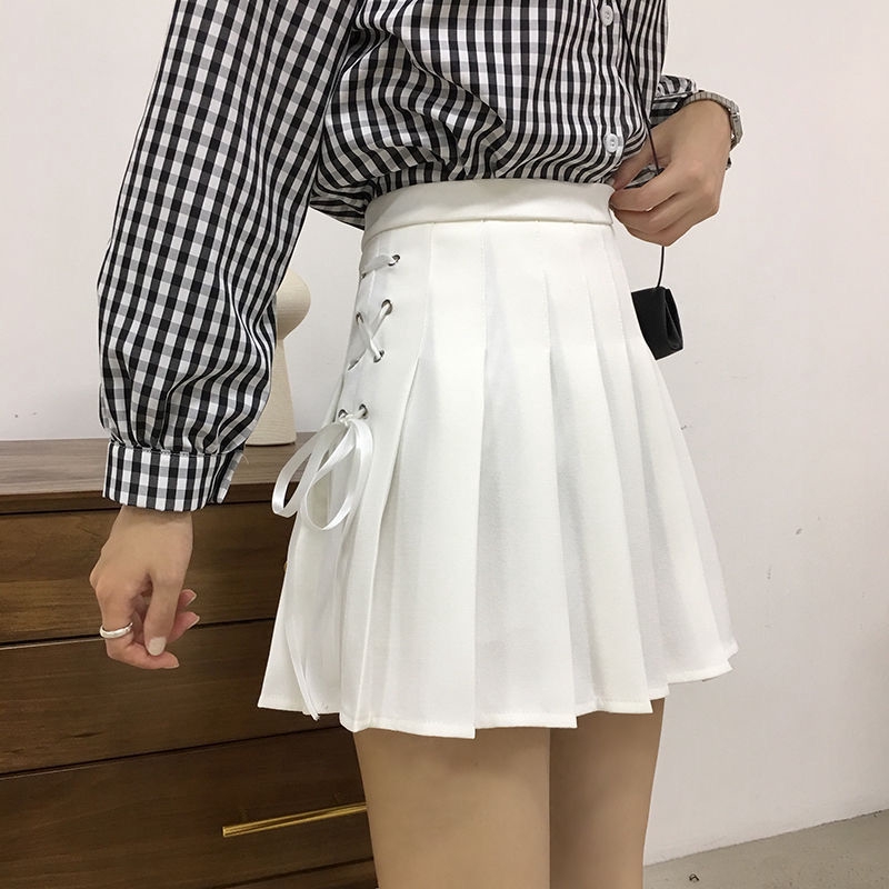 High waisted clearance white skirt xs