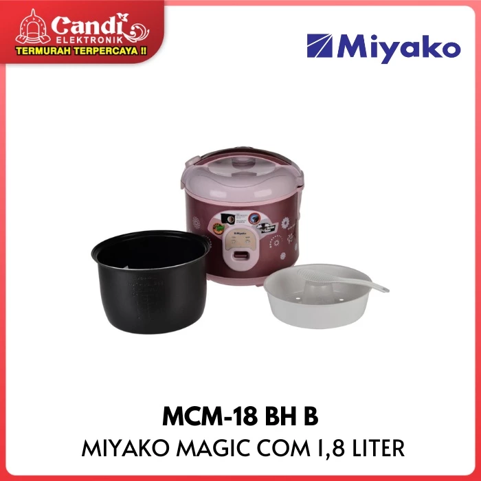 MIYAKO Magic Warmer Rice Cooker 1,8 Liter MCM-18 BH B - Gambar 3