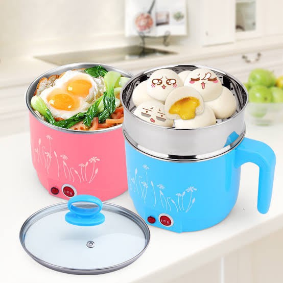 LOPOL Mini Multi function Electric Hot Pot Cooker Stainless Steel (WITH