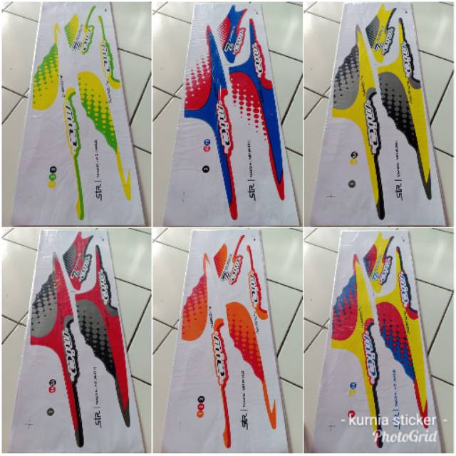 Thai Sticker Striping, Mio Sporty Motorcycle Variation, Bubble, Simple ...