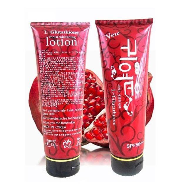 glutathione moist whitening lotion ️ LOTION GLUTATHIONE MERAH