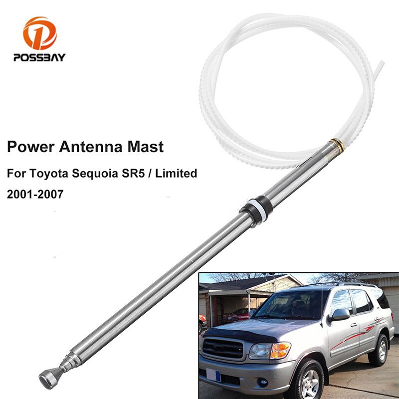 Power Antenna AM/FM Radio Replacement Mast Adjustable For Toyota