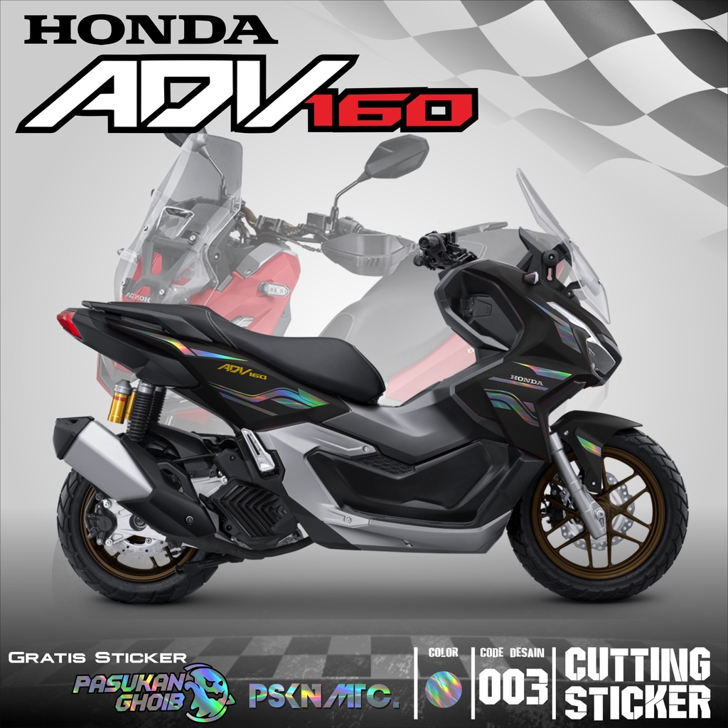 Cutting Sticker ADV 160 - Motorcycle Accessories Honda ADV New ...