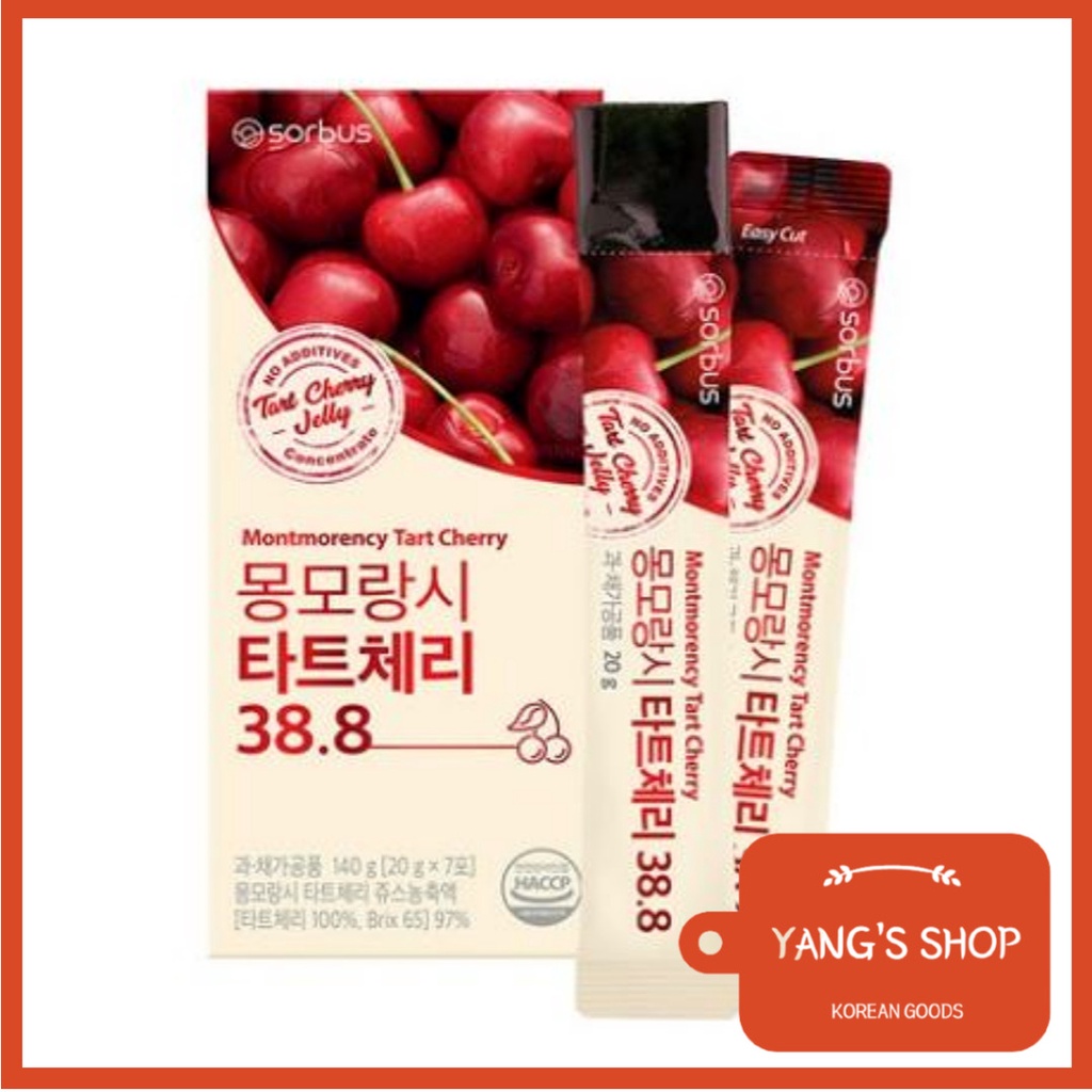 [Sorbus] Collagen Montmorency Tart Cherry Jelly 38.8 / Low Molecular Collagen / Korea Collagen Jelly / Beauty Supplement
