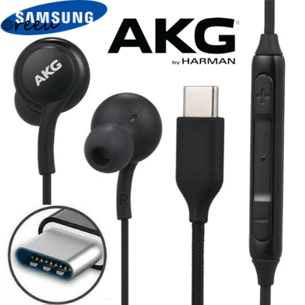 Samsung AKG USB C Type C Earpiece Earphone with Mic for Note 10 20 Plus