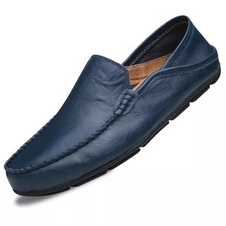 Mens leather driving on sale loafers