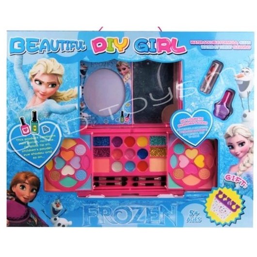 Frozen Makeup Toy Girls Disney Princess Elsa Anna Kids Makeup Children Make Up Set Girls