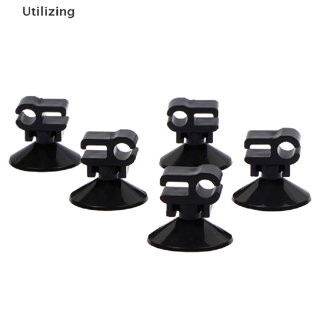 UTZN 5PCs Aquarium Suction Cup Clip Tube Buckle Fish Tank Wire Hose