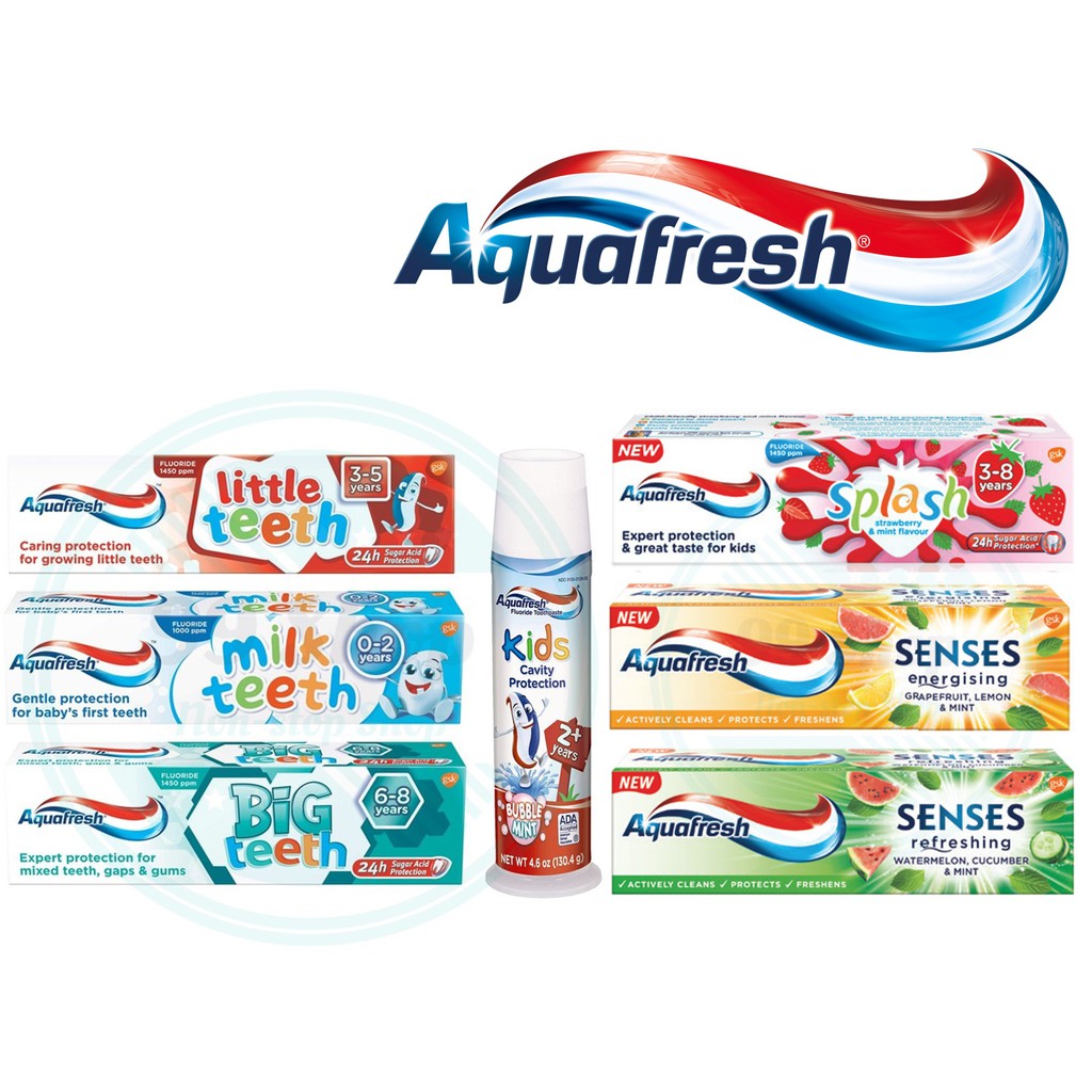 Aquafresh Baby Toothpaste 50ml Milk Teeth/Little Teeth/My Big Teeth