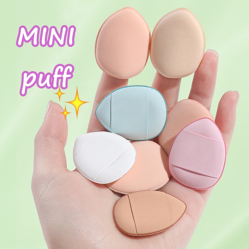 Finger Powder Puff Air Cushion Powder puff Dry and wet makeup egg Mini powder puff sponge