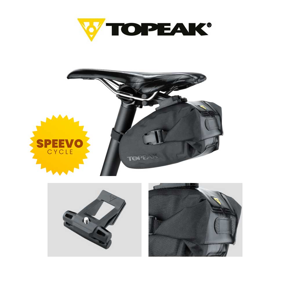 Wedge Pack Topeak Wedge Drybag With Strap Mount Saddle Bag Medium