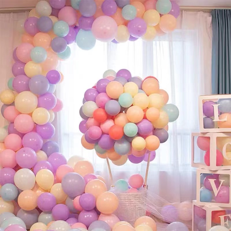 Macaron latex Balloons 5 inch balloons letter balloons latex balloons ...