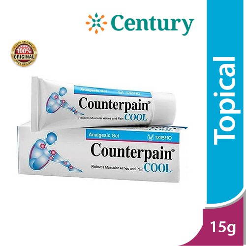 Counterpain Cool Cream 15gr / Encok / Keseleo / Memar / Nyeri Otot / Nyeri Sendi
