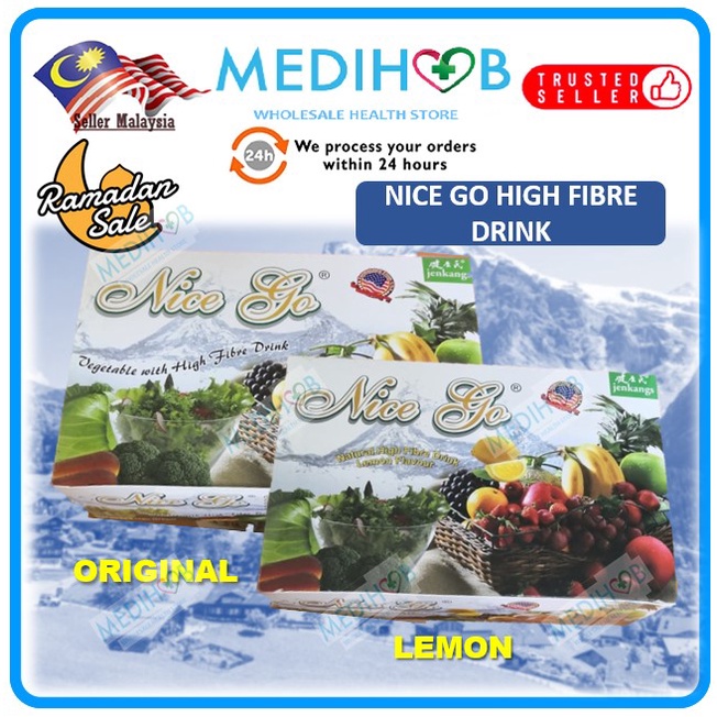 [FIBER & ANTIOXIDANT] Nice Go Vegetable With High Fiber Drink 15g 25 ...