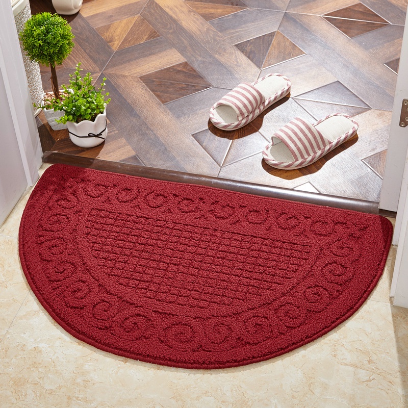 Household semicircular floor mat carpet foot mat household nonslip mat bathroom door mat
