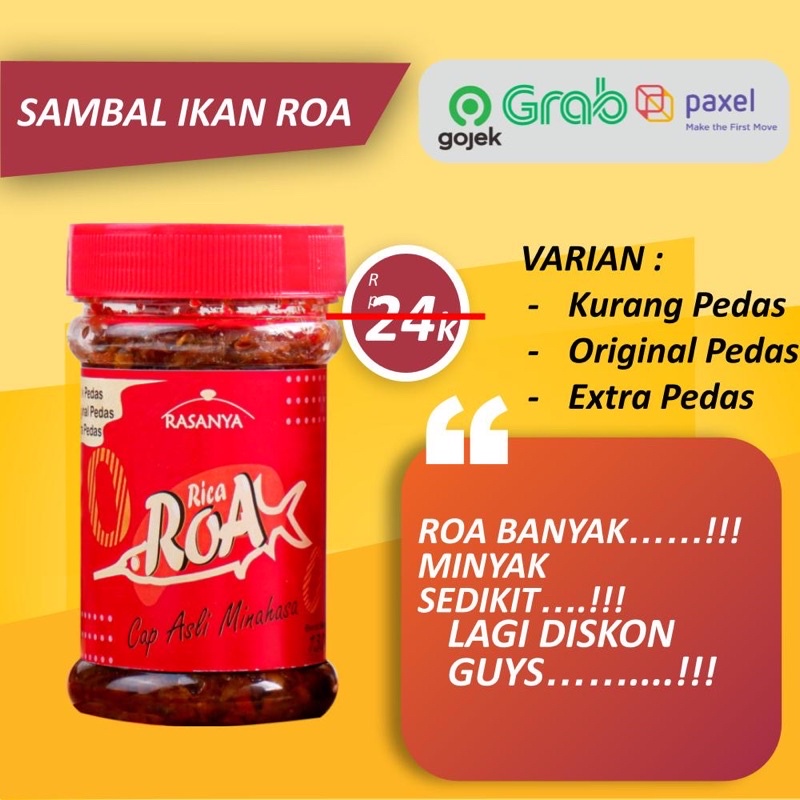 SPICY SMOKED ROA SAMBAL, ORIGINAL MANADO, THE MOST DELICIOUS, BEST ...