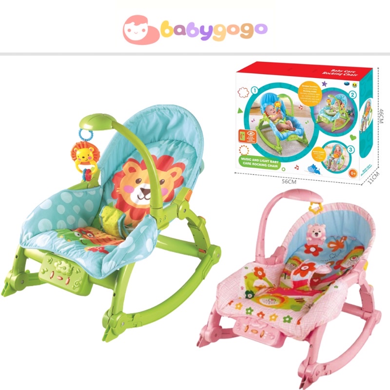 Baby Rocker With Music & Adjustable Lights | Shopee Singapore