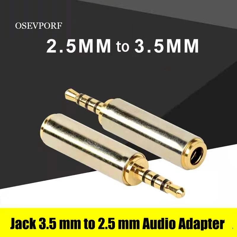 Jack 3.5 Mm To 2.5 Mm Audio Adapter 2.5mm Male To 3.5mm Female Plug 