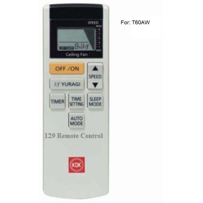 (Local Shop) 100 Genuine New Original KDK Ceiling Fan Remote Control