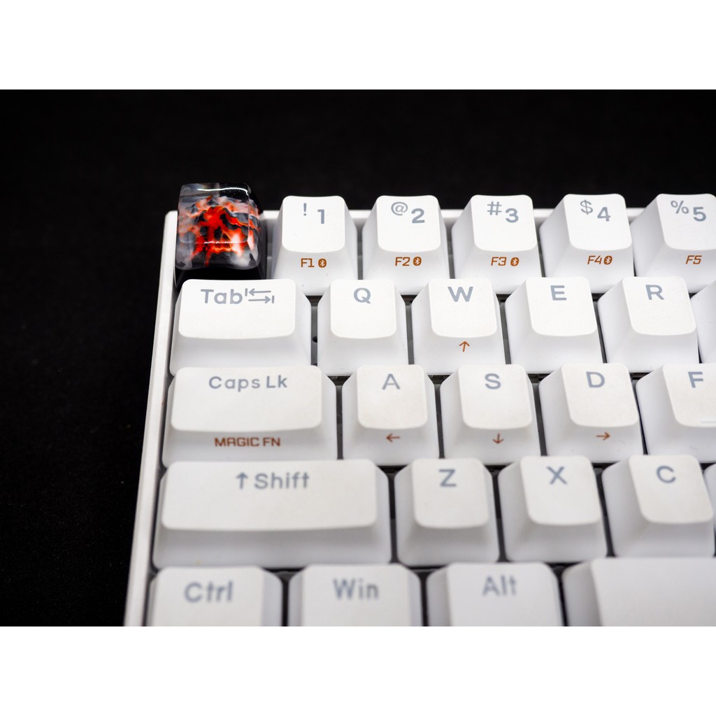 Volcano Resin Artisan Keycap (Backlight Compatible) | Shopee Singapore