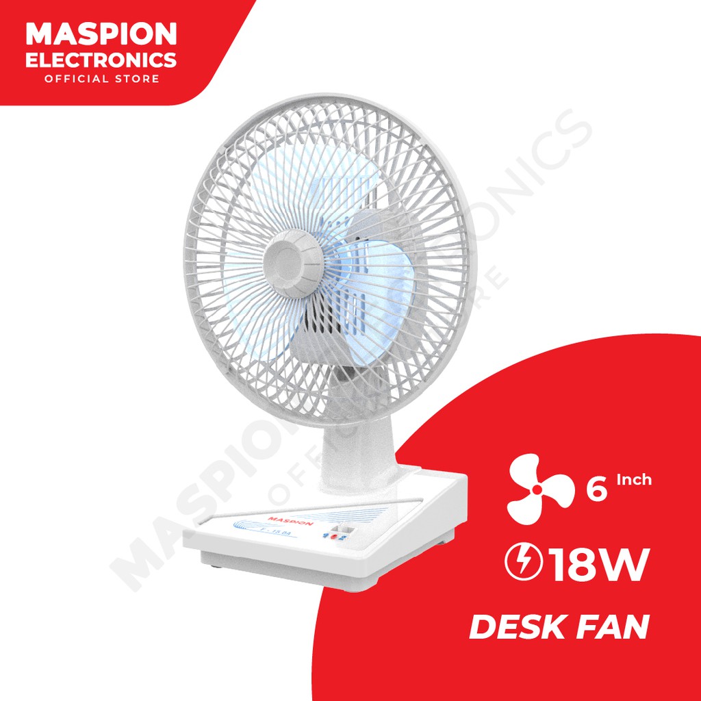 Maspion Kipas Angin Meja Desk Fan 6 Inch F-15 DA - Gambar 2