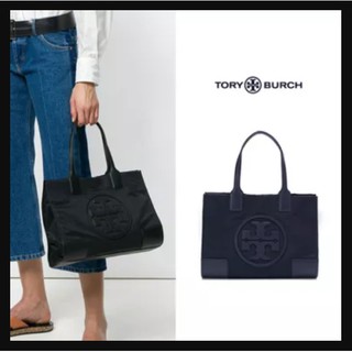 Sell Tory Burch Geo Logo Allover Mini Zip Top Tote - Black