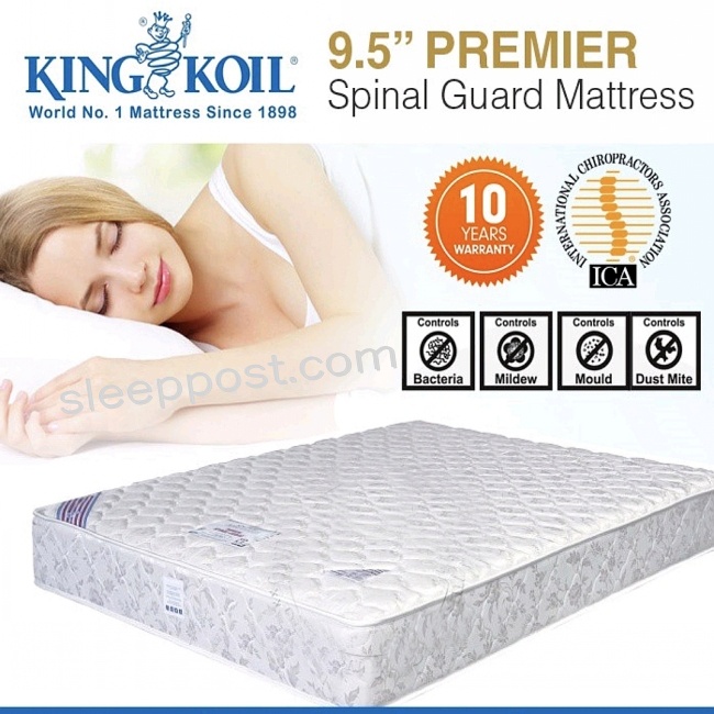 King Koil Premiere Spinal Guard Spring Mattress Shopee Singapore
