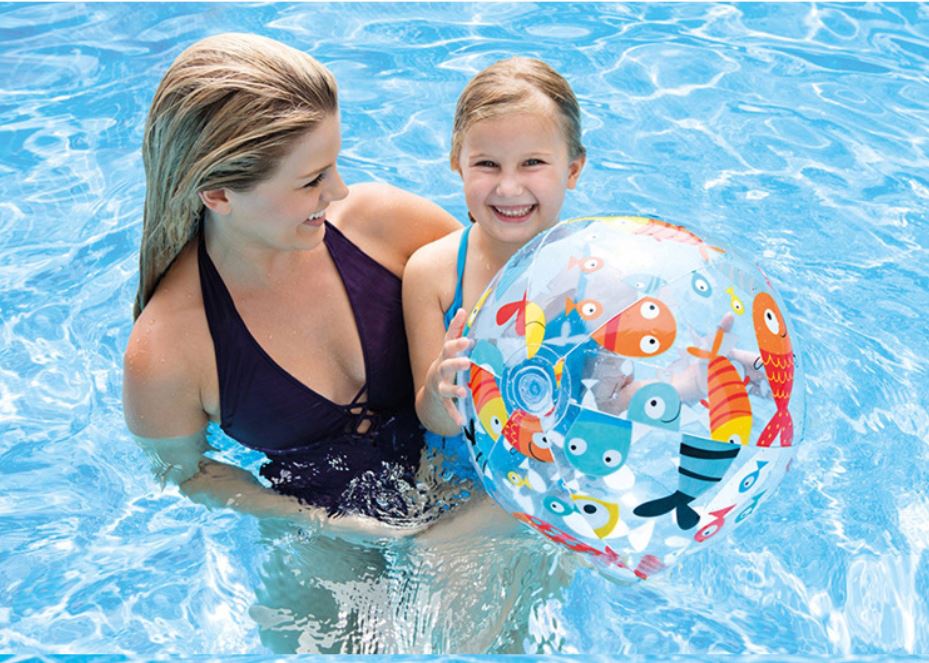 (51cm deflated , 33cm inflated) INTEX Beach Ball Inflatable Children ...