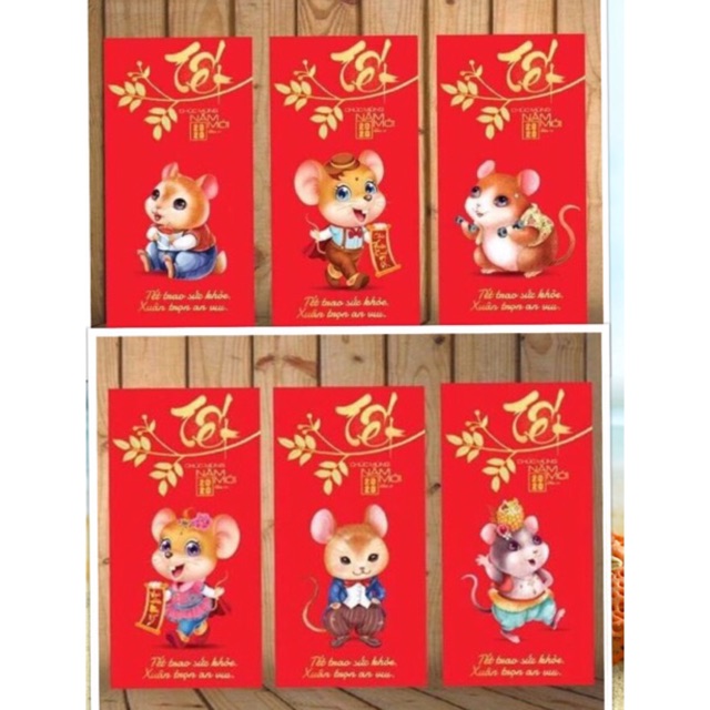 Combo 10 bags of New Year's lucky money 2020 Model Super stirring