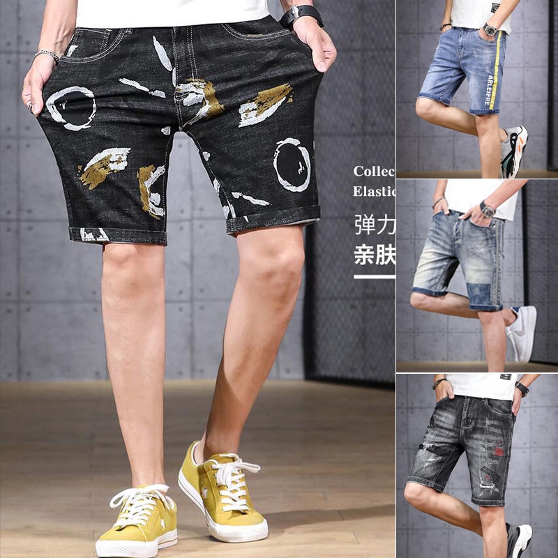 Men's jeans hot sale shorts fashion