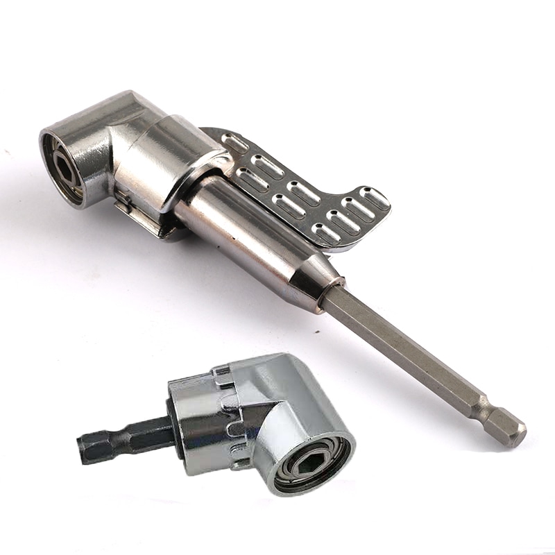 DEVMO 105° Right Angle Driver Adapter – 1/4" Hex Quick Change, Magnetic Bit Holder, For Power Screwdrivers & Drills