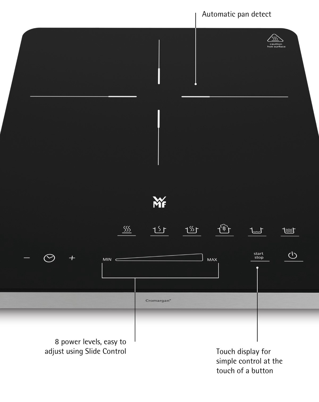WMF KULT X Mono Induction Hob Black 2100W 1.05KG | Shopee Singapore
