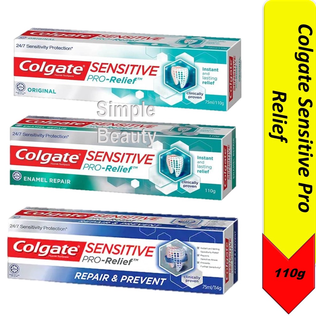 Colgate Sensitive Pro Relief Toothpaste, 110g | Shopee Singapore