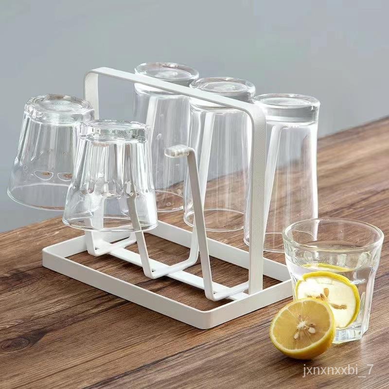 cup holder rack Glass Cup Holder Rack Draining Drying Water Mug Drying Organizer Stand Tray Baso