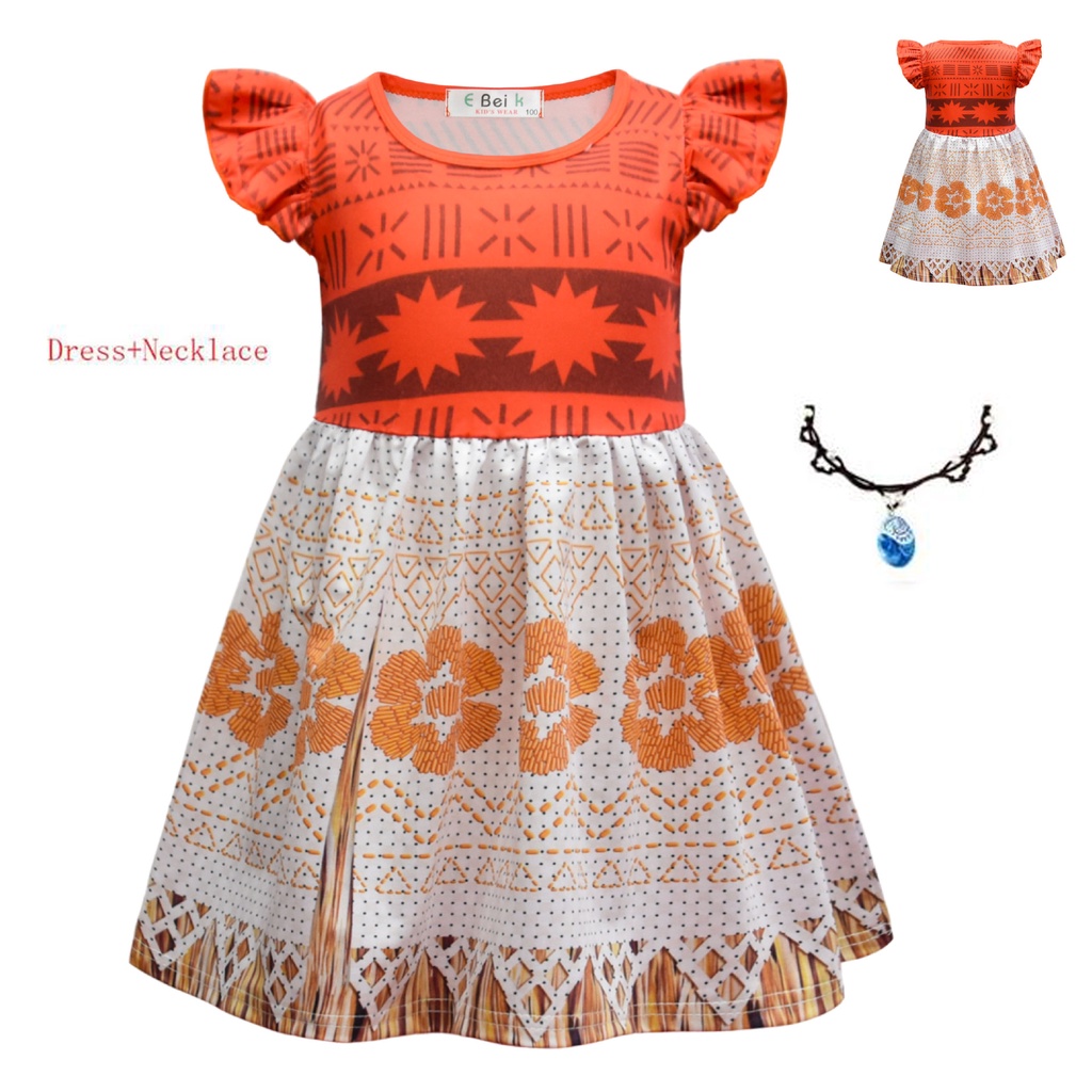 Girls sales moana dress