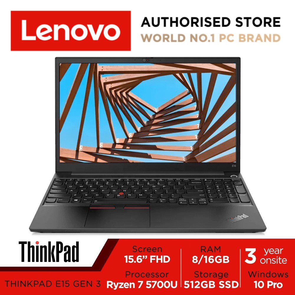 [Free 3Y Onsite] Lenovo ThinkPad E15 | 20YG003NSG | 15.6