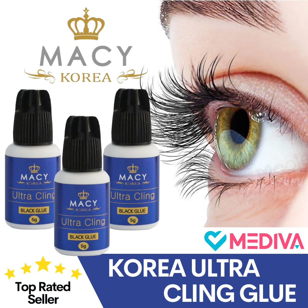 KOREA Macy Eyelash Extension Ultra Cling Glue for New & Beginner Lash