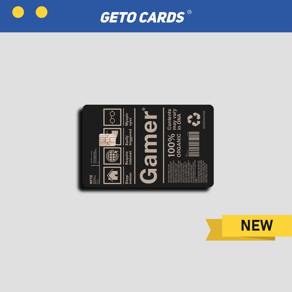 Sticker Skin Atm Card Anime Identity Card | Getocard GETO CARDS ...